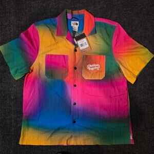 Rare The North Face multi-coloured Outdoors Together shirt. NWT